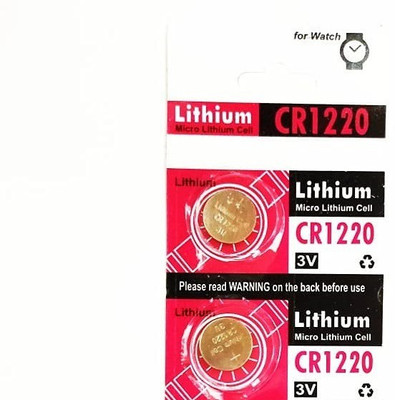 PREMBROTHERS Lithium CR1220 3V_Micro Lithium coin cell Pack of 2 pcs  Battery(Pack of 2)