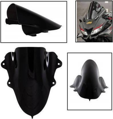 Santech Double Bubble Visor for R15 V3 Bike Fairing Kit1 Bike Headlight Visor