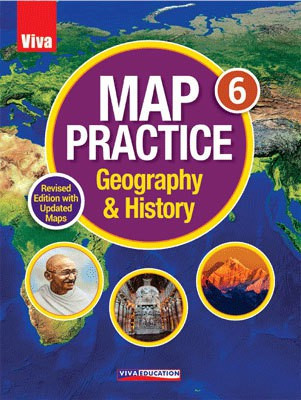 VIVA MAP PRACTICE GEOGRAPHY & HISTORY - 6(Paperback, Viva Education)