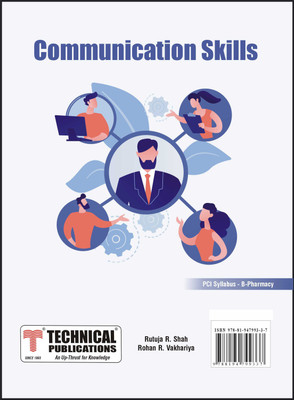 Communication Skills for B. PHARMACY - PCI SYLLABUS – textbook(Paperback, Rutuja R. Shah, Rohan R. Vakharia)