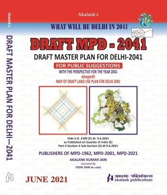 Draft Master Plan for Delhi 2041Draft MPD 2041(Paperback, Akalank Kumar Jain, Vidhi Jain)