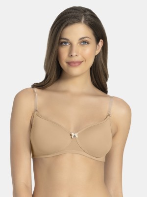 Amante Classic Backless Women T-Shirt Lightly Padded Bra(Beige)