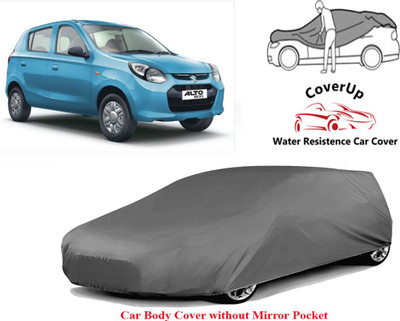 Coverup Car Cover For Maruti Alto 800 STD (Without Mirror Pockets)(Grey)