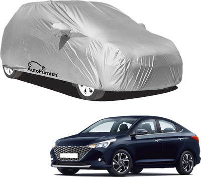 31% OFF on AutoFurnish Car Cover For Hyundai Verna (With Mirror Pockets)(Silver)