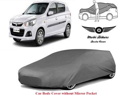 mobibikerz Car Cover For Maruti Alto K10 0.8L 12C (Without Mirror Pockets)(Grey)