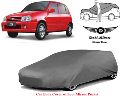 mobibikerz Car Cover For Maruti Suzuki Zen Lxi (Without Mirror Pockets)(Grey)