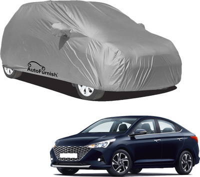 84% OFF on AutoFurnish Car Cover For Hyundai Verna (With Mirror Pockets)(Silver)