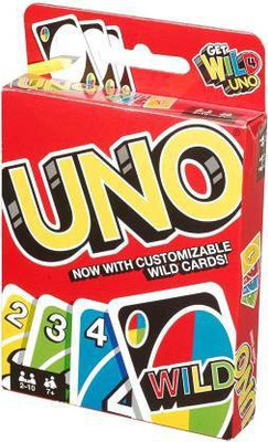 NIKS UNO Card Games Fast Fun FAMILY CARD GAME COMPLETE PACK OF 1(Red)