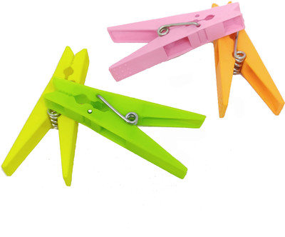 10cr Plastic Cloth Clips(Multicolor Pack of 48)