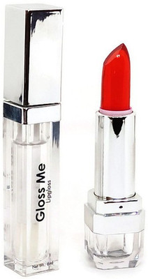 SKYBOAT SUPER SHINE SWISS QUALITY LIP GLOSS AND 3D COLOR CHANGE LIPSTICK(2 Items in the set)