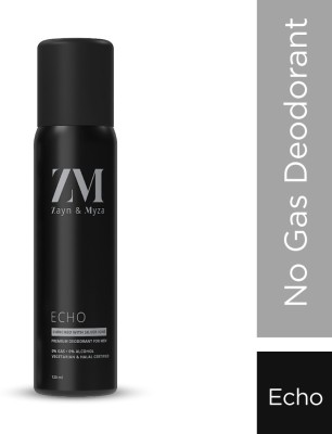 ZM Zayn & Myza Echo No Alcohol Body Spray  -  For Men(120 ml)