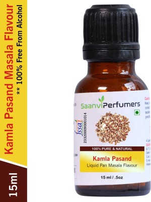 Saanvi perfumers Kamla Pasand Pan Masala Flavour For Used in Gutkha, Pan Masala, and Other Desserts (No Chemical | No Preservatives) Pan Masala Liquid Food Essence(15 ml)
