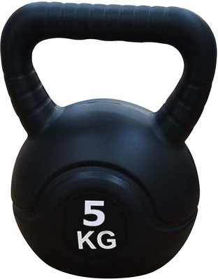 GRIFFIN 5 Kg Kettlebell Fixed Weights Home & Gym Fitness Workout Bodybuilding Weight Black Kettlebell(5 kg)