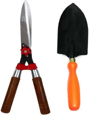 ERIN Gardening Tool Set pack of 2 Pcs contains Heavy duty Grass cutter/ Hedge shear cutter with hand Big Trowel Garden Tool Kit(2 Tools)