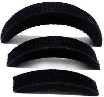 magic girl Stylish Grip Hair Puff Maker - Set Of 3 Hair Accessory Set (Black) Hair Accessory Set(Black)