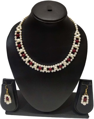 PRAGATI Alloy Brown Jewellery Set(Pack of 1)