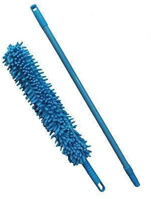 HANSHRATN SALES Foldable Multipurpose Microfiber Fan Cleaning Duster for Quick and Easy Cleaning Dust Mop(Blue)