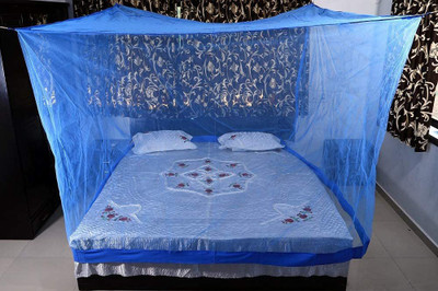 Onums Nylon Adults Washable Mosquito_98 Mosquito Net(Blue, Tent)