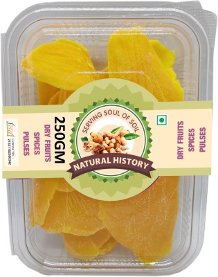 natural history Dried Mango Slices (Aam Slices) 250 GM (Pack Of 1) Mango(250 g)