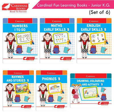 Cardinal Fun Learning Books - Junior Kg. (Set Of 6)(Paperback, Sheth Publishing House)
