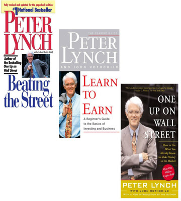 Pack Of Three Peter Lynch Books, Learn To Earn, One On Wall Street & Beating The Street(Paperback, Peter Lynch)