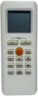 Technology Ahead MEDIA AND CARRIER AIR CONDITIONER REMOTE MEDIA, CARRIER Remote Controller(White)