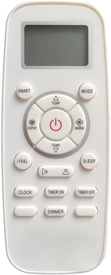 Akshita Ac Remote Compatible For BLUESTAR/YORK No.197 Ac Remote Control ( Chake Image With Old Remote ) YORK BLUESTAR Remote Controller(White)