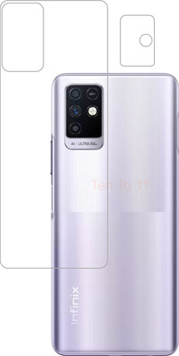 Ten To 11 Back Screen Guard for Infinix Note 10 pro(Pack of 2)