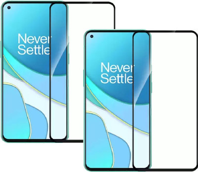 ISAAK Edge To Edge Tempered Glass for OnePlus Nord CE 5G Edge to Edge, Full Glue, 11D Tempered Glass(Pack of 2)