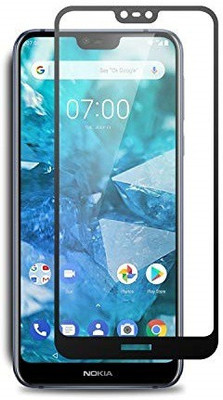 TESPARK Edge To Edge Tempered Glass for Nokia 7.1(Pack of 1)