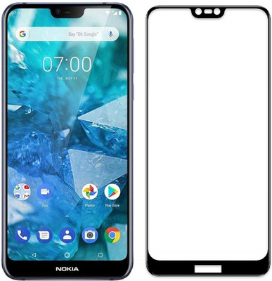 TESPARK Edge To Edge Tempered Glass for Nokia 7.1(Pack of 1)