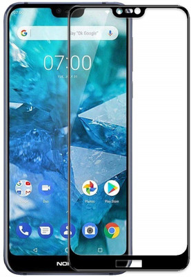 TESPARK Edge To Edge Tempered Glass for Nokia 7.1(Pack of 1)