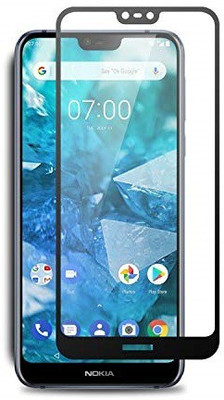 TESPARK Edge To Edge Tempered Glass for Nokia 7.1(Pack of 1)