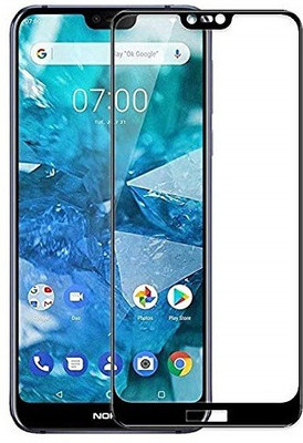TESPARK Edge To Edge Tempered Glass for Nokia 7.1(Pack of 1)