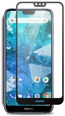 TESPARK Edge To Edge Tempered Glass for Nokia 7.1(Pack of 1)