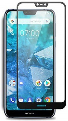 TESPARK Edge To Edge Tempered Glass for Nokia 7.1(Pack of 1)