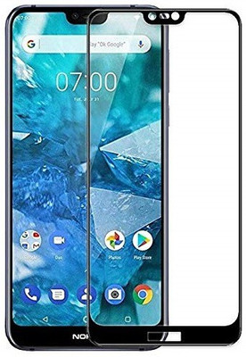 TESPARK Edge To Edge Tempered Glass for Nokia 7.1(Pack of 1)