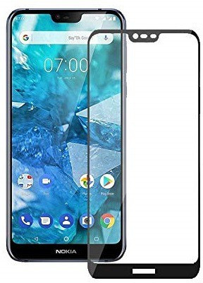 TESPARK Edge To Edge Tempered Glass for Nokia 7.1(Pack of 1)