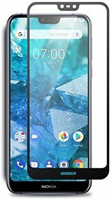 TESPARK Edge To Edge Tempered Glass for Nokia 7.1(Pack of 1)