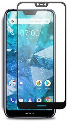 TESPARK Edge To Edge Tempered Glass for Nokia 7.1(Pack of 1)