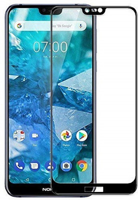 TESPARK Edge To Edge Tempered Glass for Nokia 7.1(Pack of 1)
