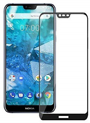 TESPARK Edge To Edge Tempered Glass for Nokia 7.1(Pack of 1)