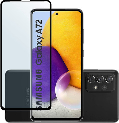 NIMMIKA ENTERPRISES Edge To Edge Tempered Glass for Samsung Galaxy A72 4G Tempered Glass 11D(Pack of 1)