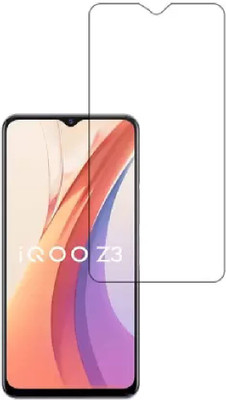 ISAAK Tempered Glass Guard for Vivo iQOO Z3 5G(Pack of 1)