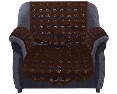 Crafting Bear Polycotton Floral Sofa Cover(Brown Pack of 4)