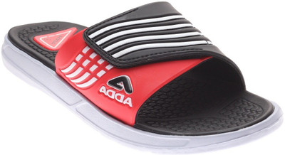 Adda Men Slides(Red, Black , 10)