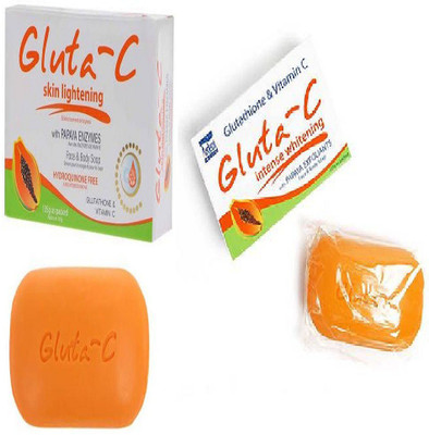 Gluta-C Intense Whitening Soap with Glutathione & Vitamin C(2 x 135 g)