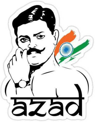 HindK 30.48 cm Azad Self Adhesive Sticker(Pack of 3)