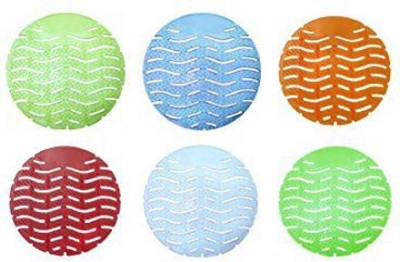 VIAAMA URINAL SCREEN MAT 6 PCS Aquamarine Mat Toilet Cleaner(6 x 1 Wipes)