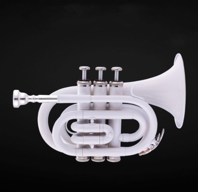 ARB Professional White - Silver Pocket Trumpet(Lacquer)